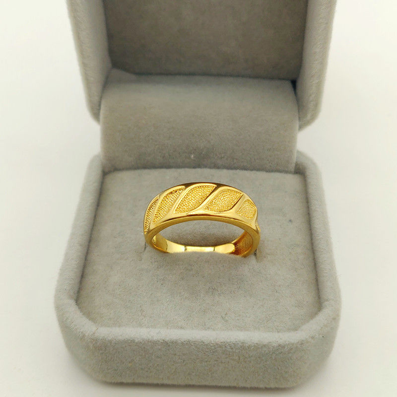 Classic Pure Plated Real 18k Y - Gold Plated Ring avis et prix