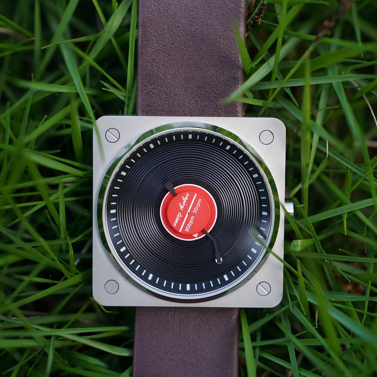 SKU Vinyl Record Quartz watche - Vintage Pocket Watch avis et prix