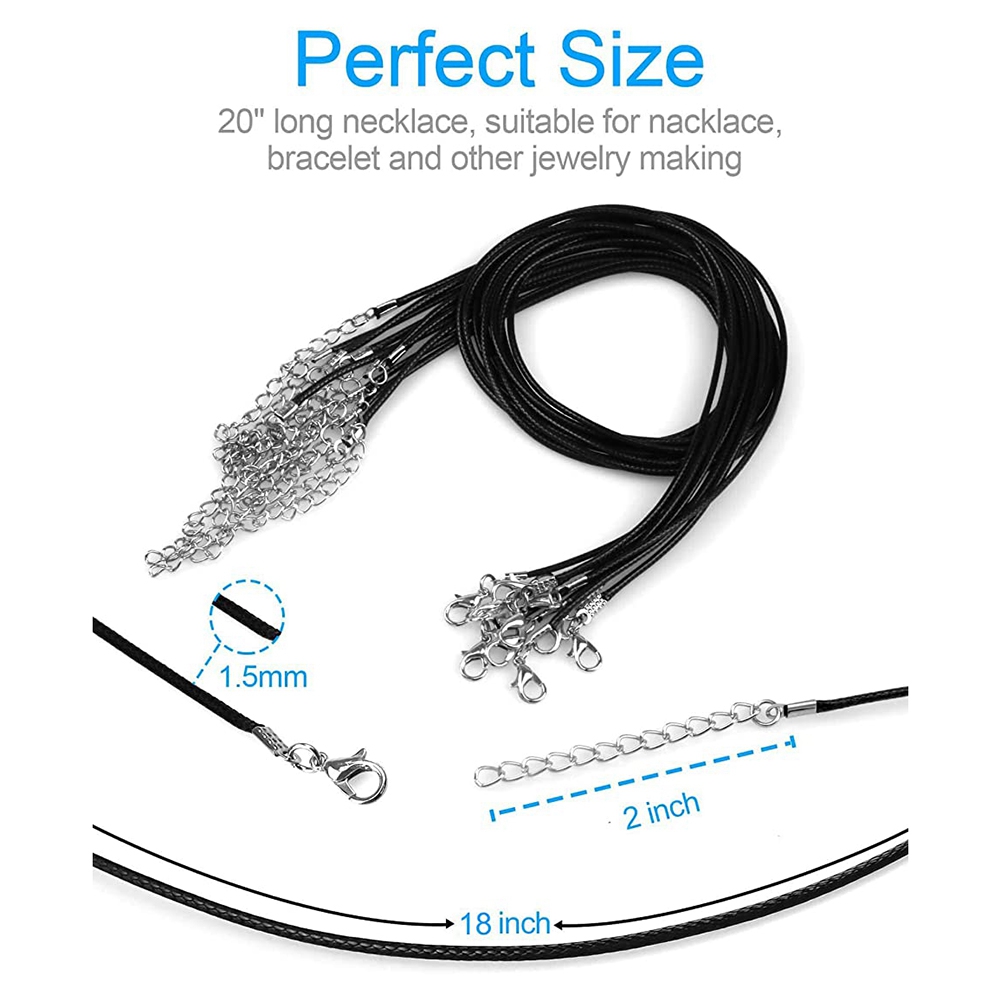 ABQR 24PCS Cord Necklace, 20 i - Necklace Pendant avis et prix