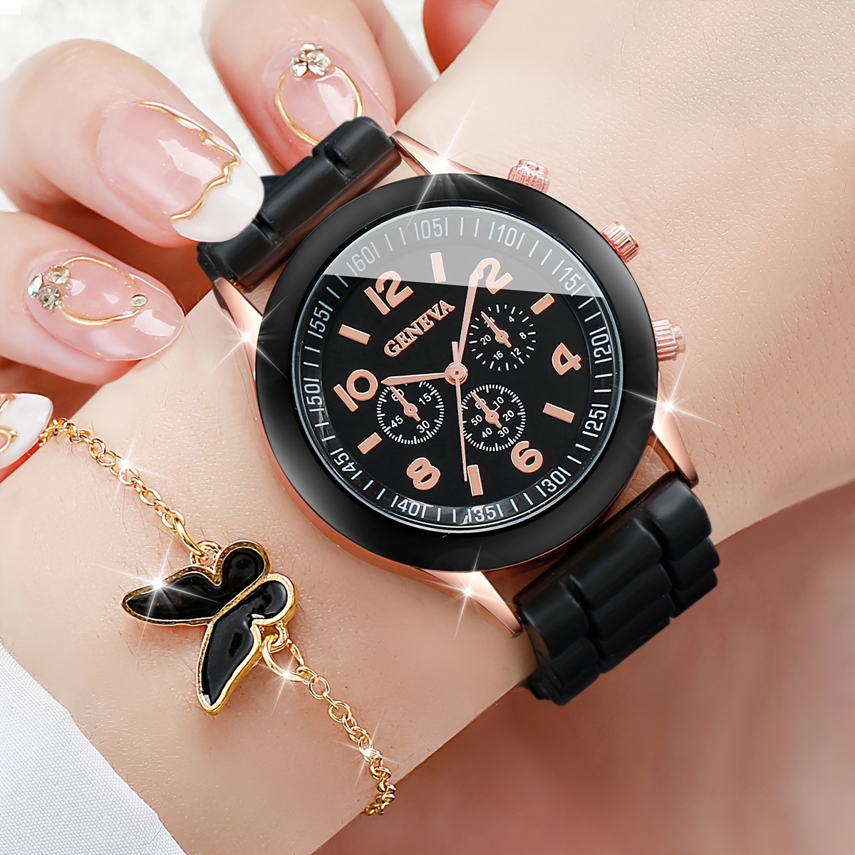 6PCS/Set Women's Watch Casual  - Jewelry Watch Making avis et prix