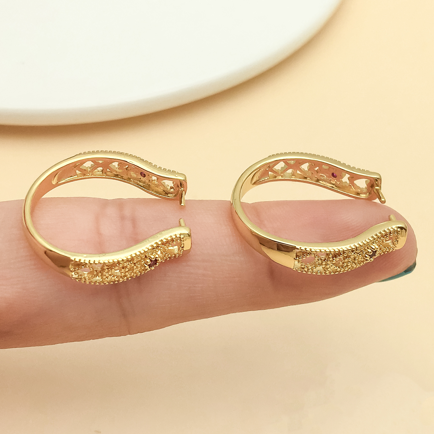 5pcs 18k gold-plated copper th - Gold Plated Ring avis et prix