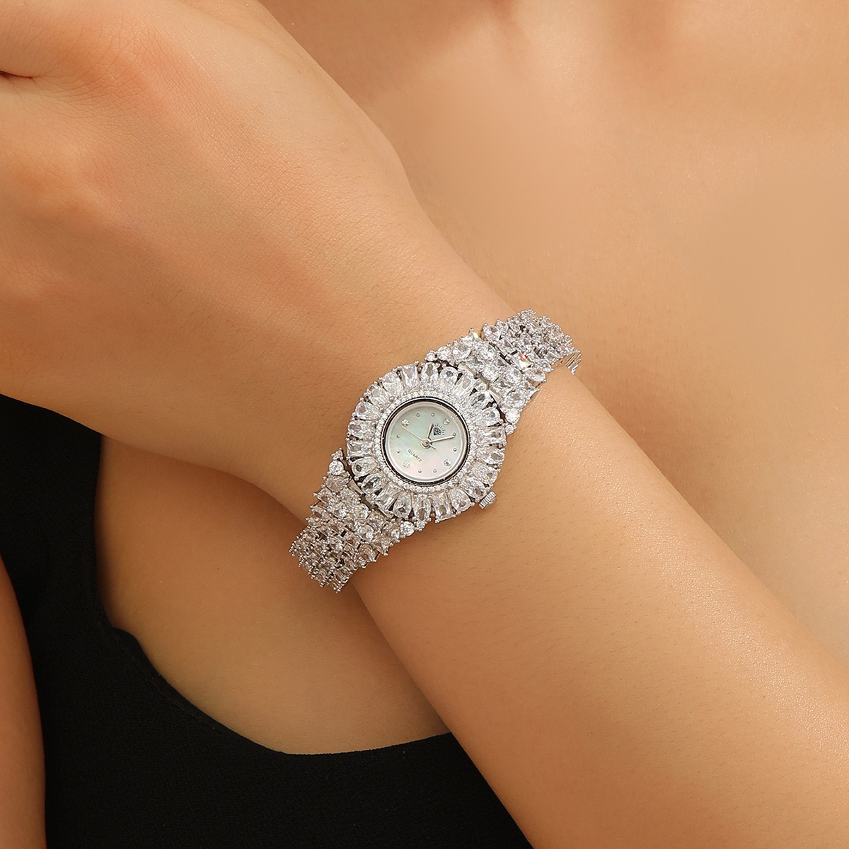 Fashion Shining Crystal Full Z - Fine Jewelry Watches Women avis et prix