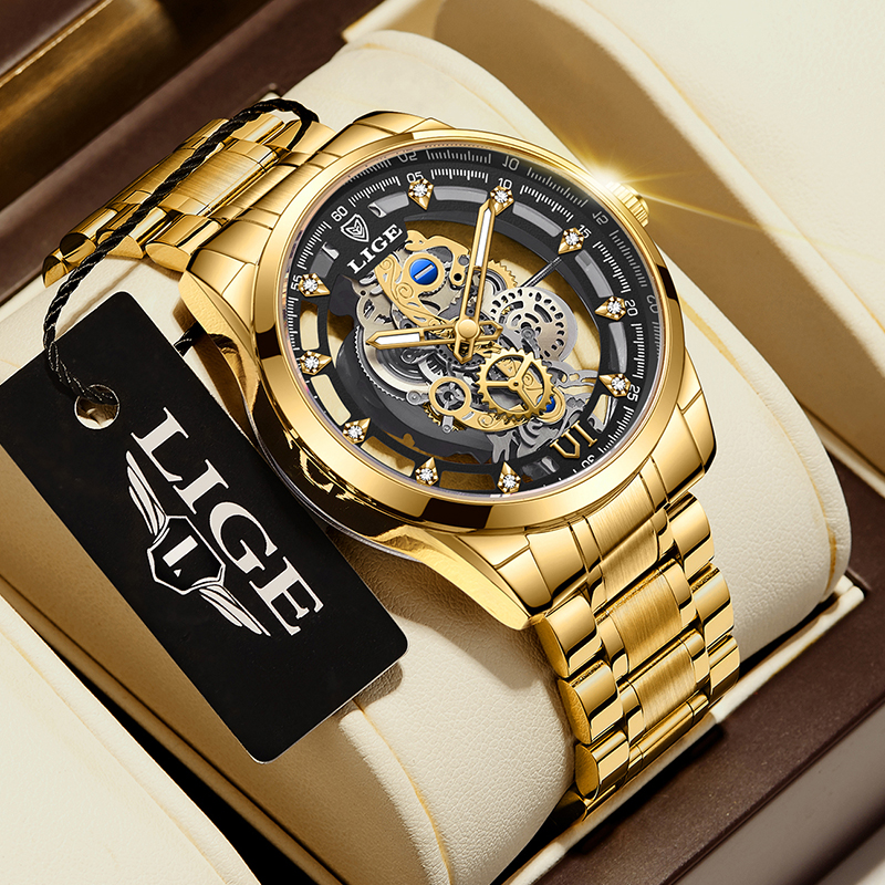 2026 LIGE Men Watch Skeleton A - Vintage Pocket Watch avis et prix