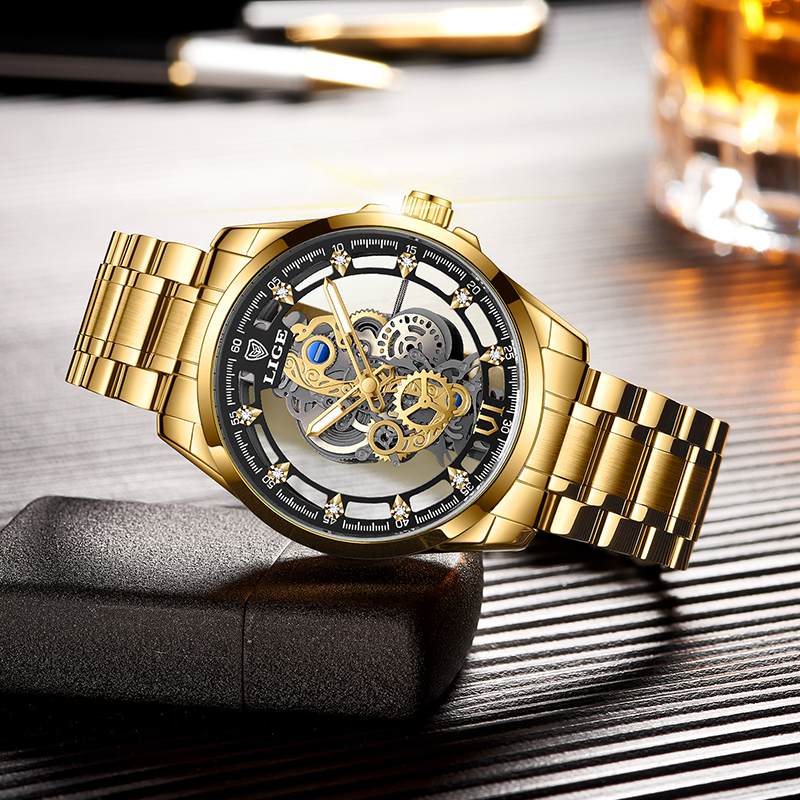 2026 LIGE Men Watch Skeleton A - Vintage Pocket Watch avis et prix