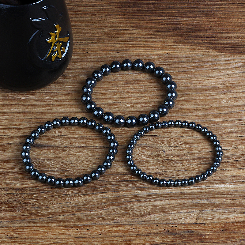 Fashion Magnetic Hematite Bead - Gemstone Bracelet Healing avis et prix