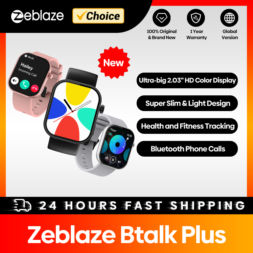 New Zeblaze Btalk Plus Voice C - Italian Jewelry Watches avis et prix