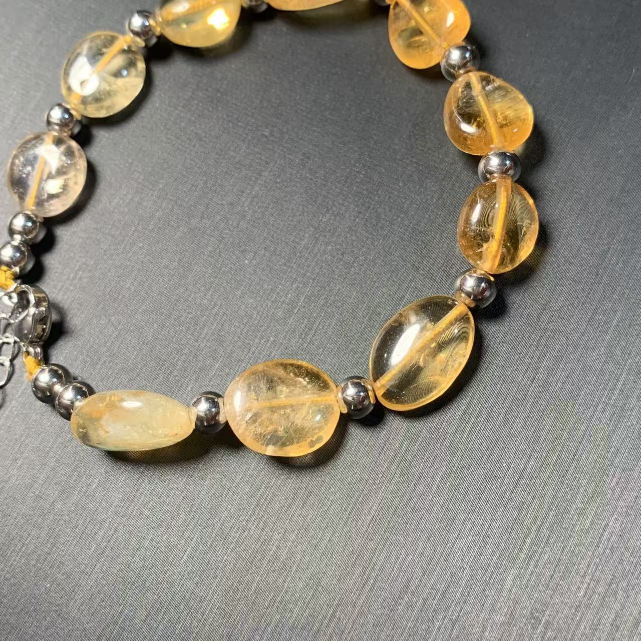 HEYYA STONE Natural Citrine Br - Gemstone Bracelet Healing avis et prix