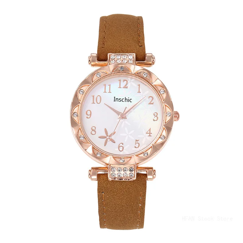 Fashion Flowers Dial Women's Q - Stones Watches & Jewelry In Sweden Ab avis et prix