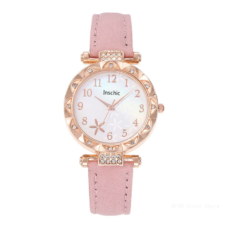 Fashion Flowers Dial Women's Q - Stones Watches & Jewelry In Sweden Ab avis et prix