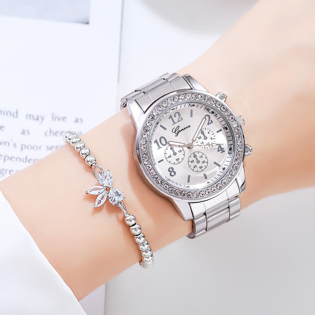Gold Women Watch Geneva Classi - Jewelry Watches Gold avis et prix