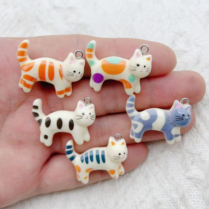10pcs resin cartoon cat animal - Necklace Pendant avis et prix