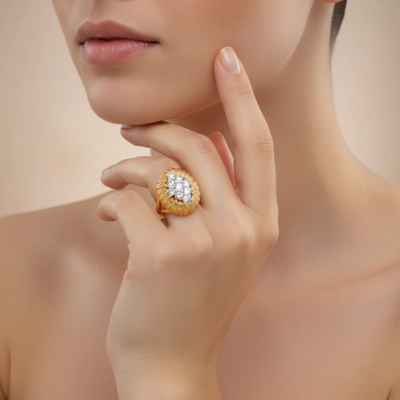 Litheline 24K Gold Plated Bras - Gold Plated Ring avis et prix