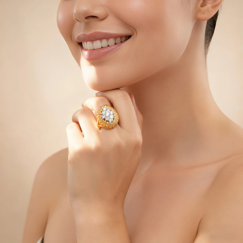 Litheline 24K Gold Plated Bras - Gold Plated Ring avis et prix