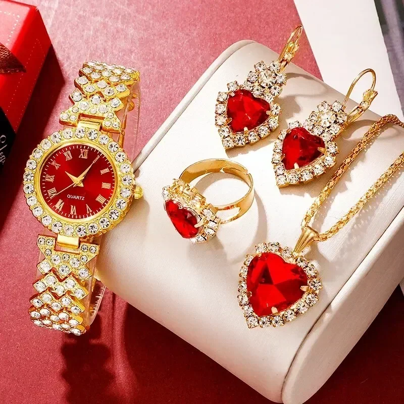 Golden Luxury Watch Women Ring - Jewelry Clasp Watches avis et prix
