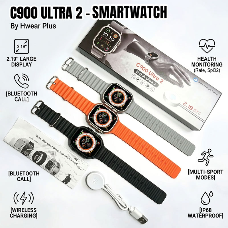 New C900 Ultra 2 Smart Watch 2 - Italian Jewelry Watches avis et prix