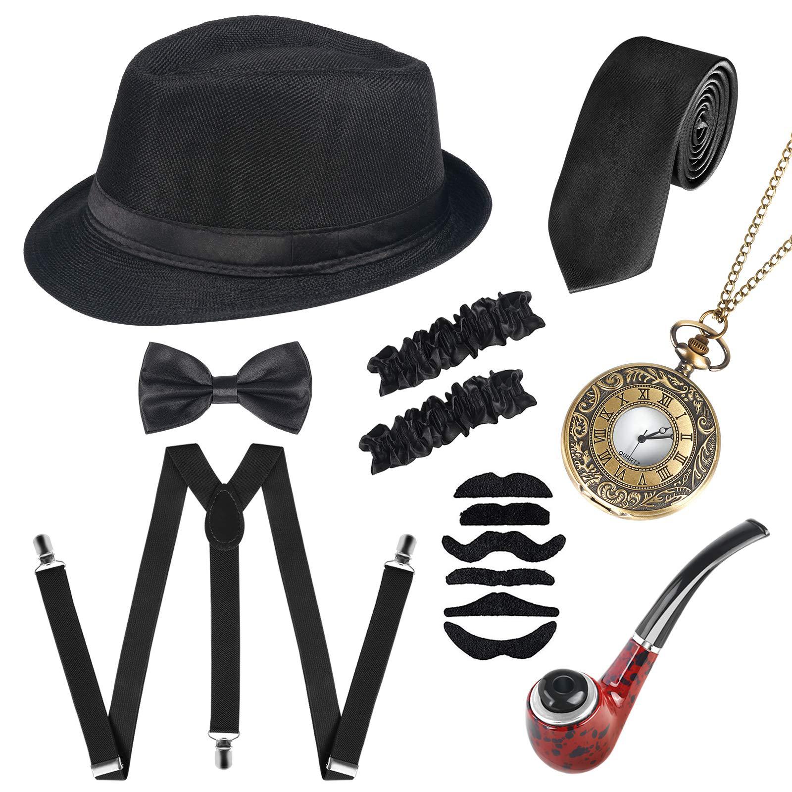 1920s Men's Ball Party Top Hat - Vintage Pocket Watch avis et prix