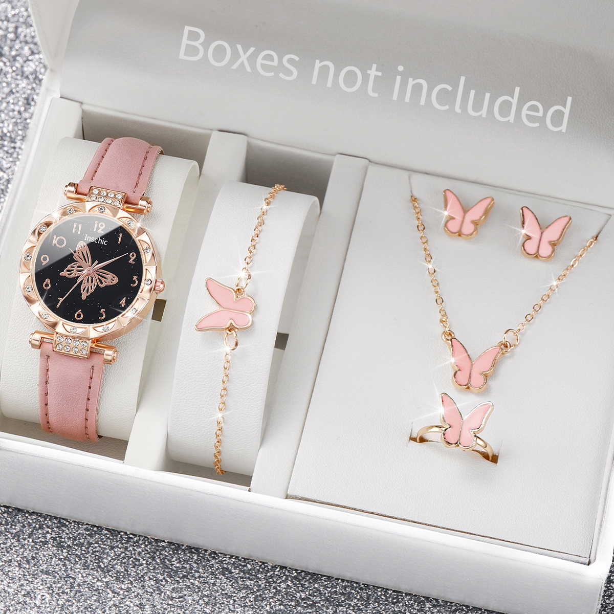 6PCS/Set Fashion Butterfly Dia - Jewelry Watch Making avis et prix