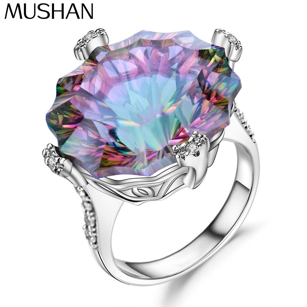 MUSHAN Custom Jewelry 925 Ster - Gold Plated Ring avis et prix