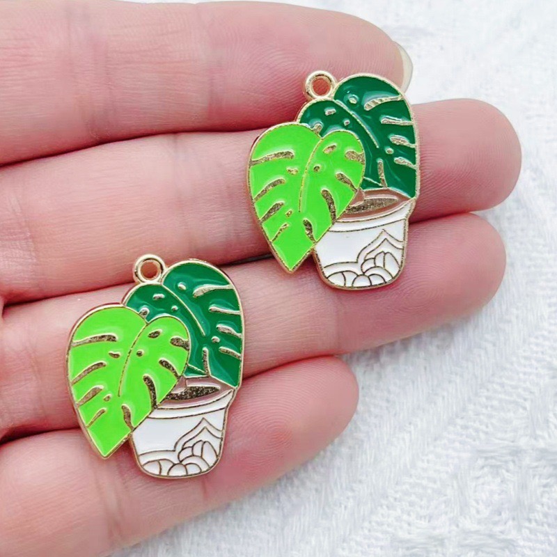 10pcs Cactus Plant Oil Drop Al - Necklace Pendant avis et prix
