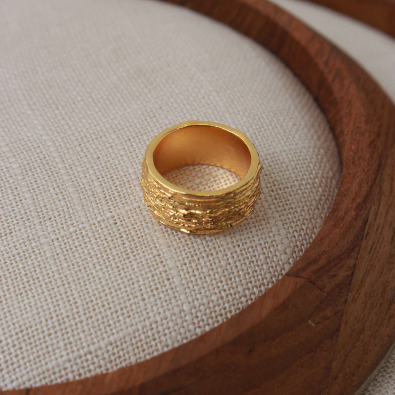 Litheline 24K Gold Plated Bras - Gold Plated Ring avis et prix