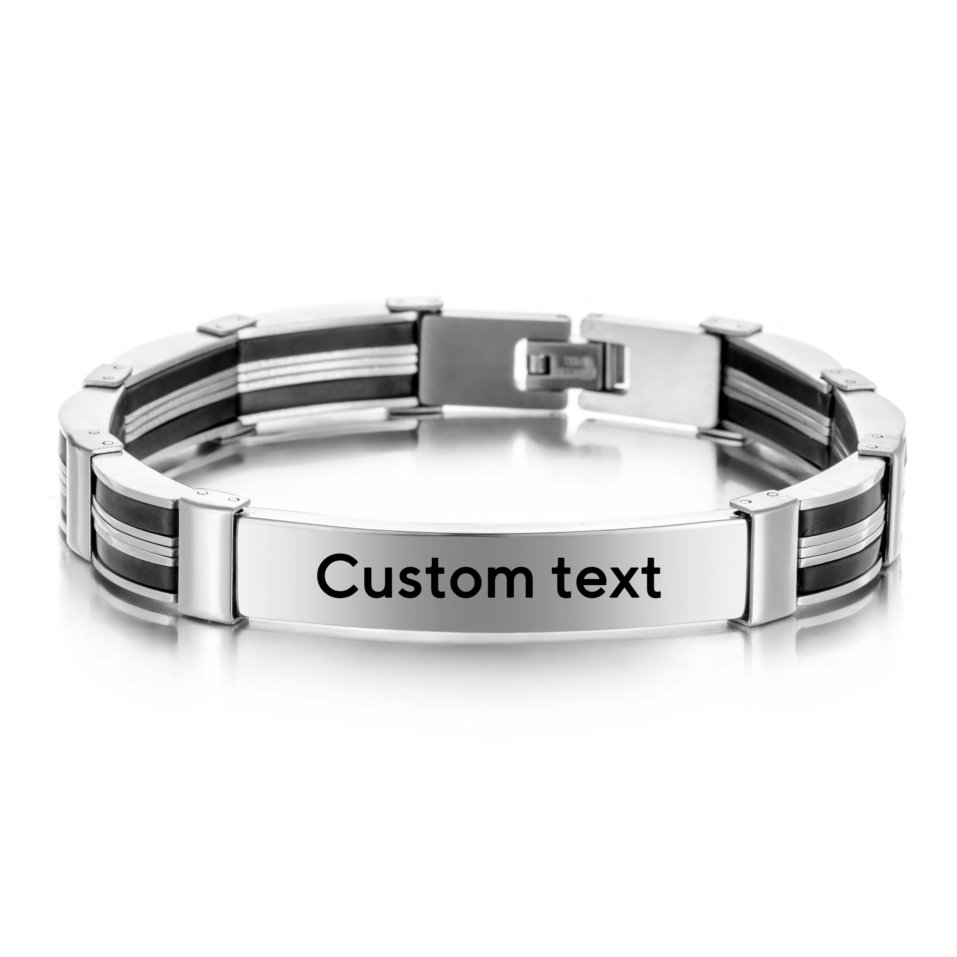 Punk Custom TEXT Name Men Stai - Jewelry Clasp Watches avis et prix