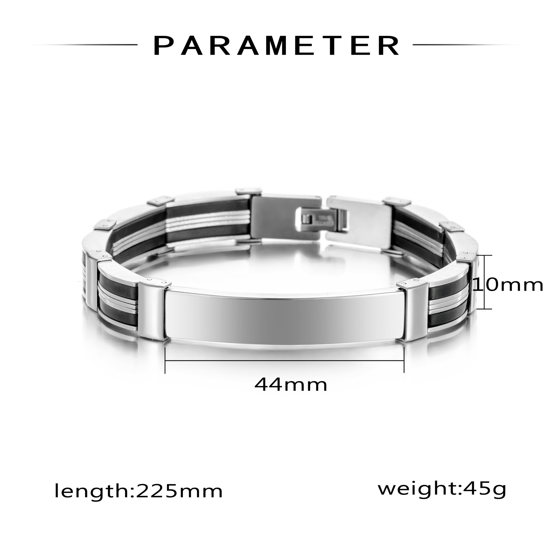 Punk Custom TEXT Name Men Stai - Jewelry Clasp Watches avis et prix