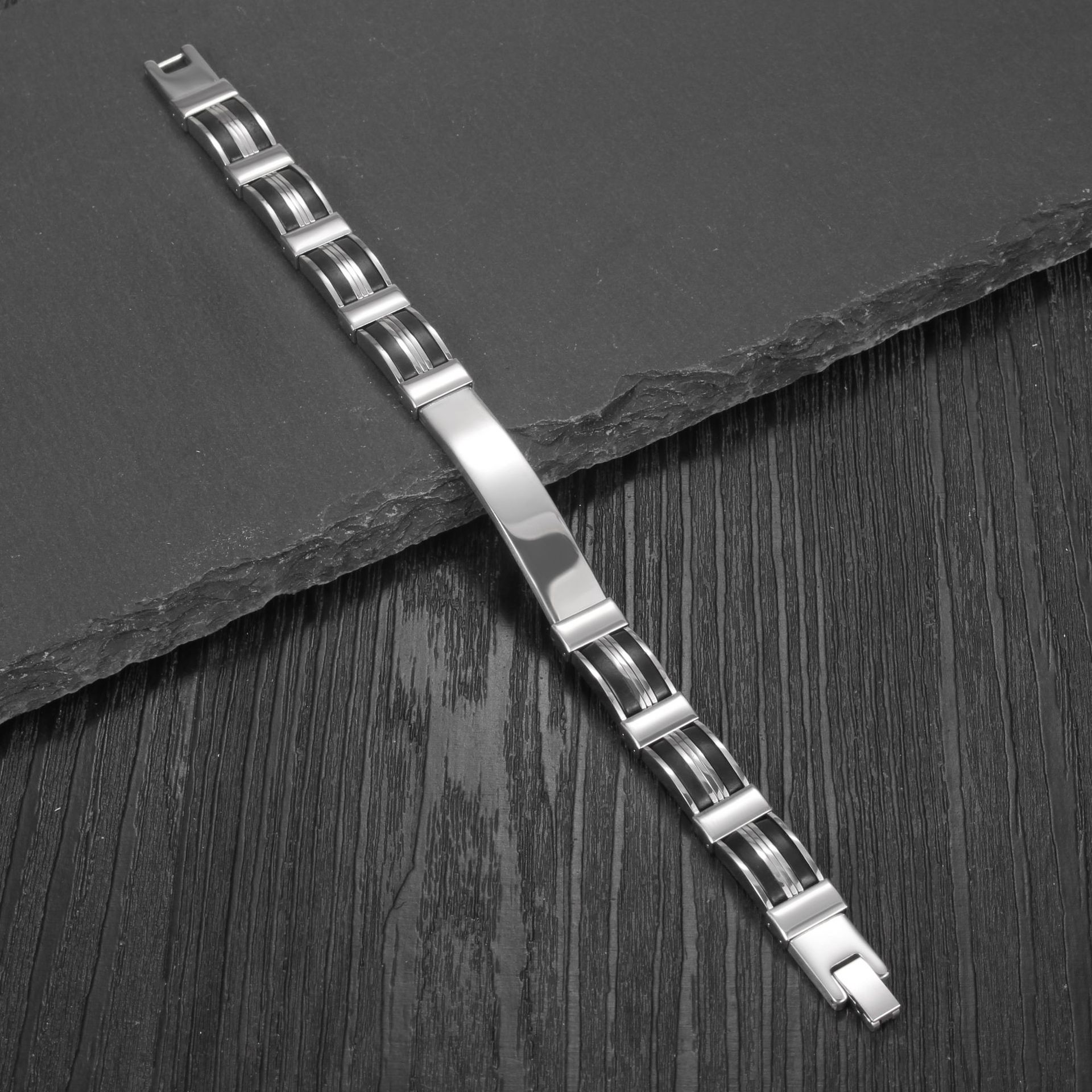 Punk Custom TEXT Name Men Stai - Jewelry Clasp Watches avis et prix