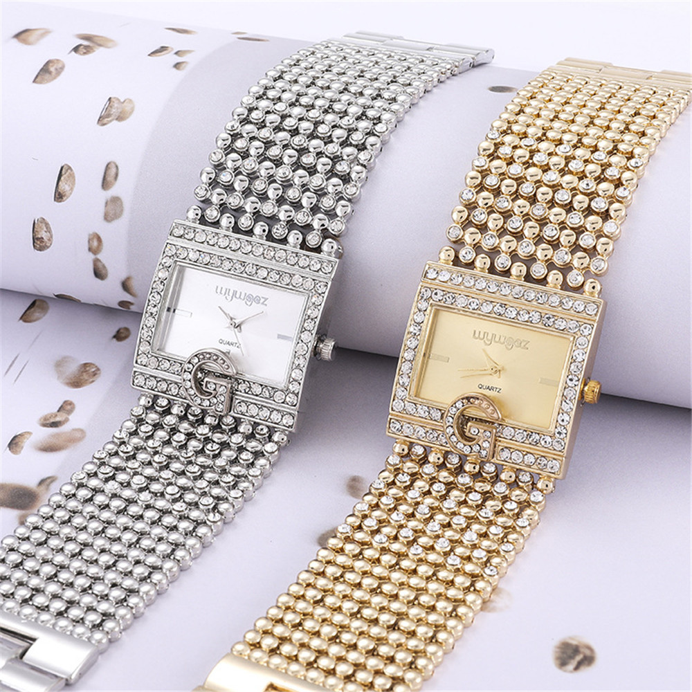 Simple Square Gold Watches Wom - Jewelry Watches Gold avis et prix