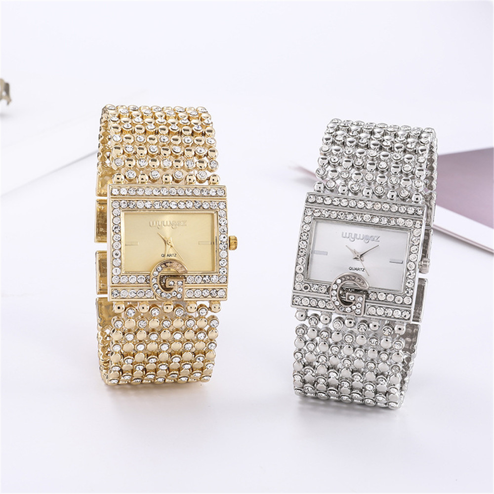 Simple Square Gold Watches Wom - Jewelry Watches Gold avis et prix