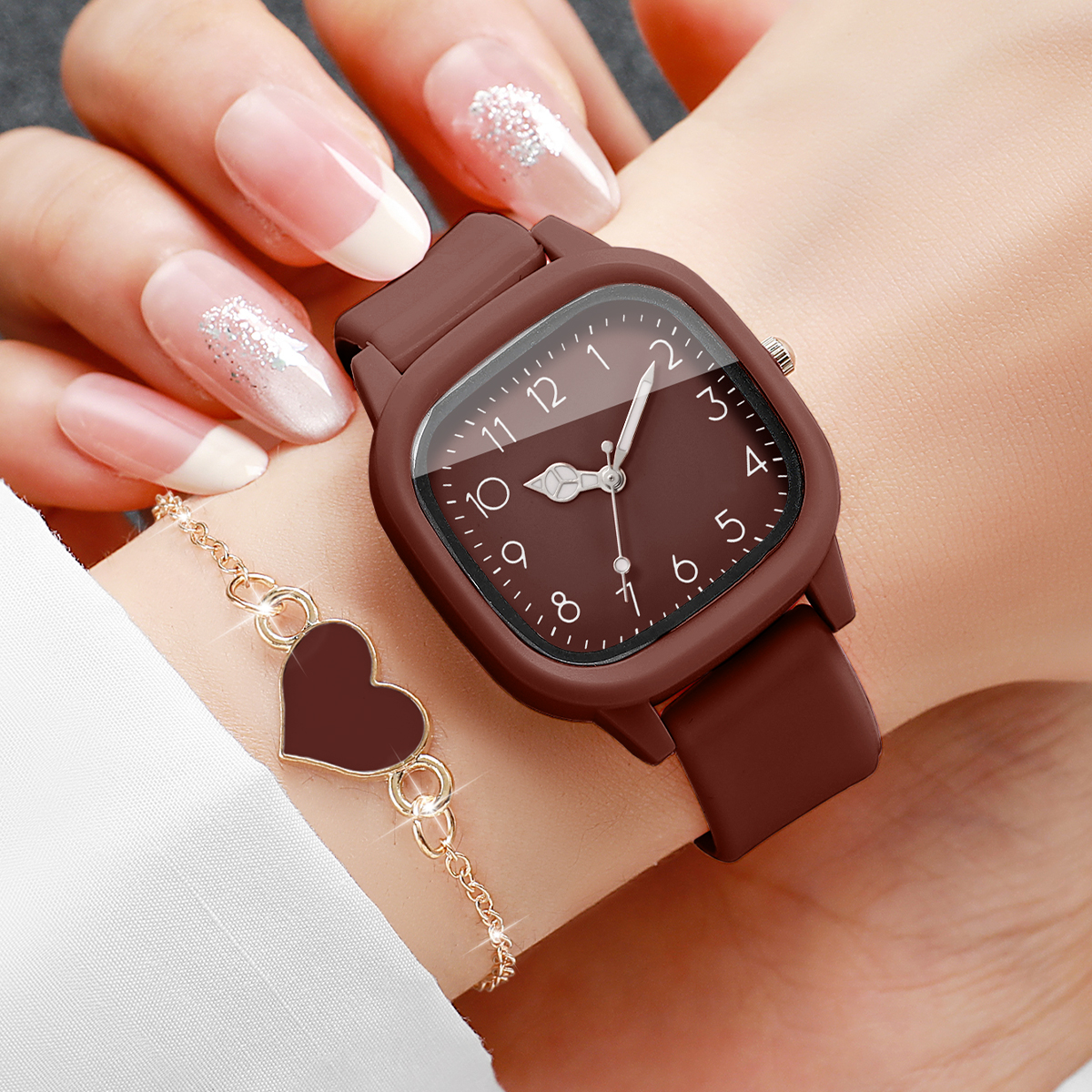5PCS Fashion Women Watches Hea - Jewelry Watch Making avis et prix
