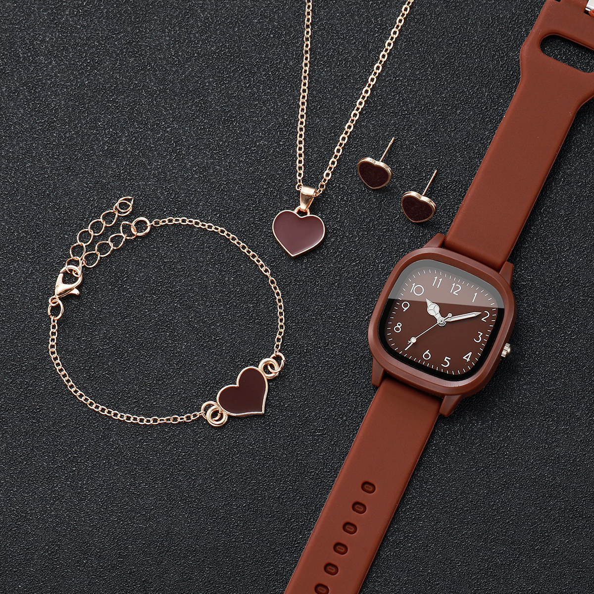 5PCS Fashion Women Watches Hea - Jewelry Watch Making avis et prix