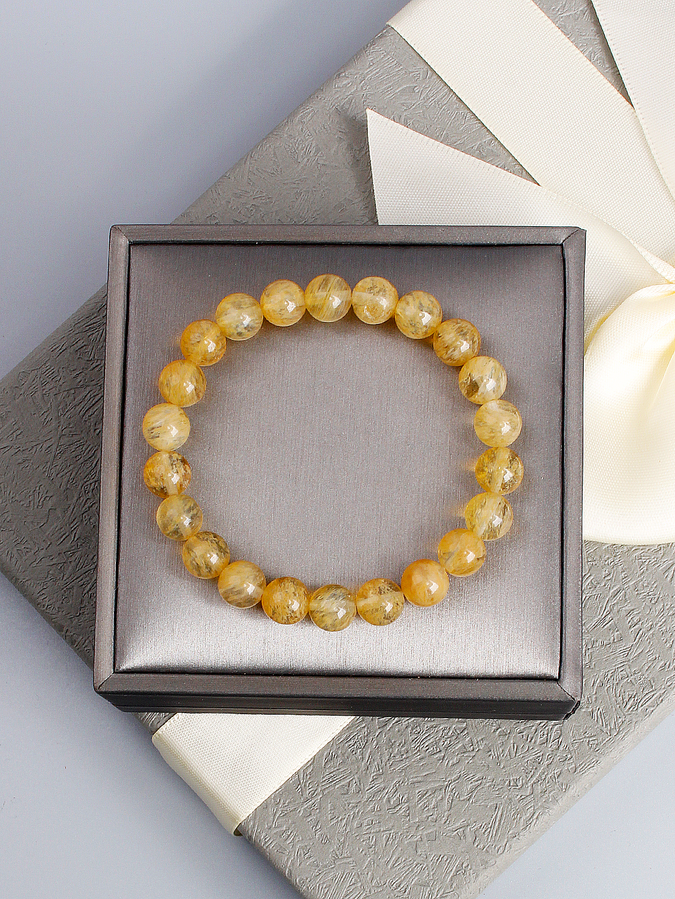 Natural Yellow Citrine Stone B - Gemstone Bracelet Healing avis et prix