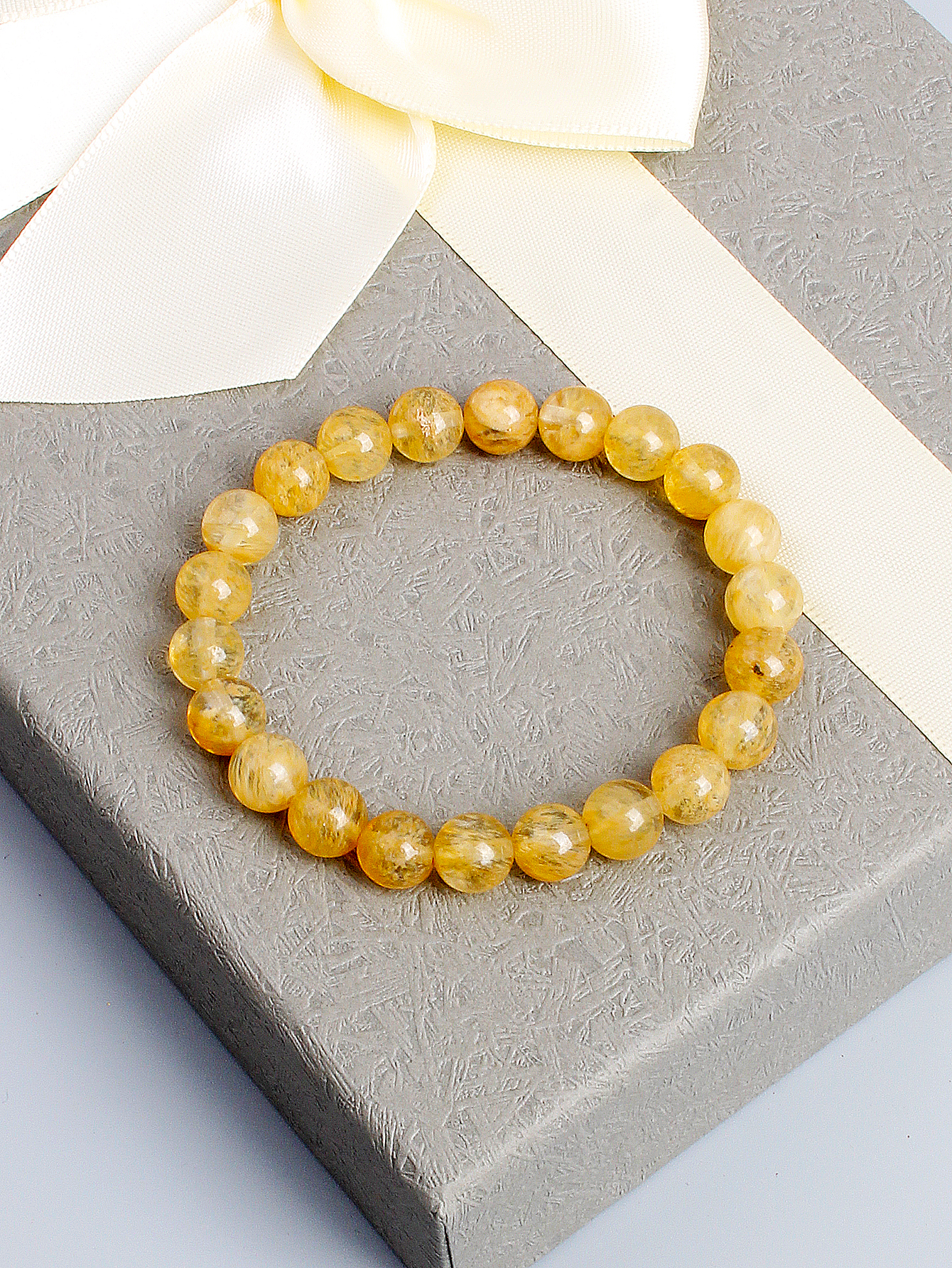 Natural Yellow Citrine Stone B - Gemstone Bracelet Healing avis et prix