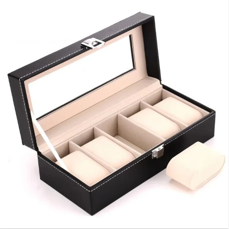 6 Grids Watch Box PU Leather W - Best Jewelry Watches avis et prix