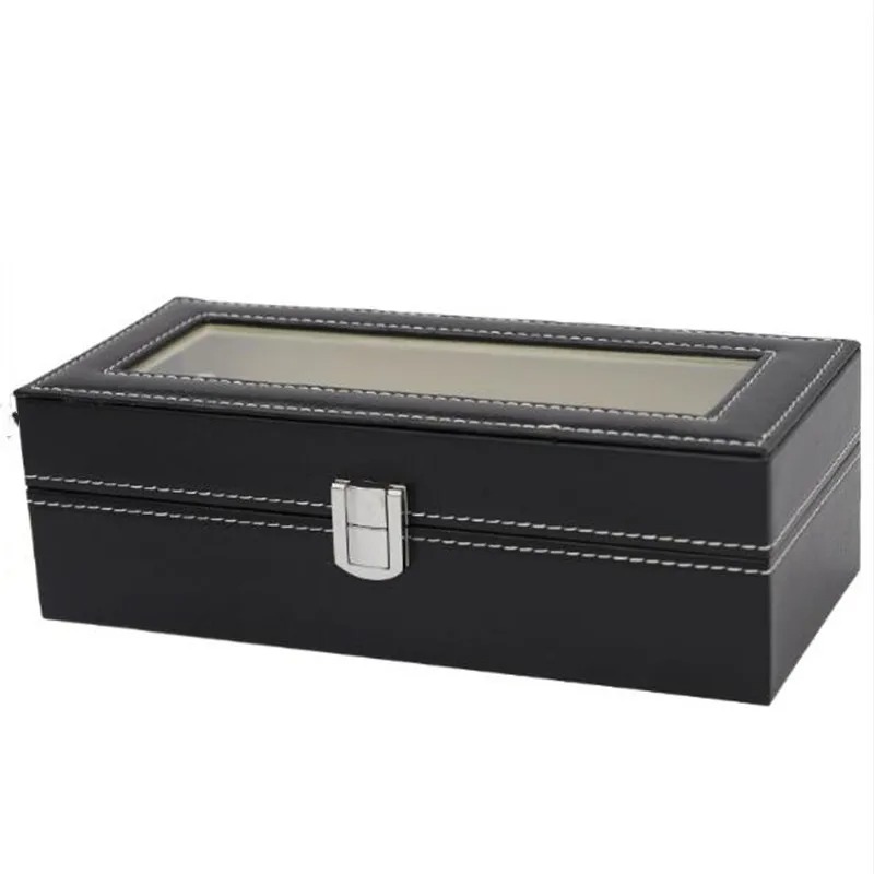 6 Grids Watch Box PU Leather W - Best Jewelry Watches avis et prix