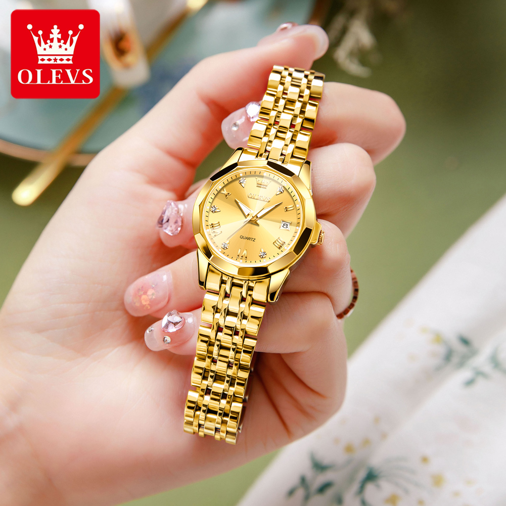OLEVS Fashion Golden Watch for - Jewelry Watches Gold avis et prix
