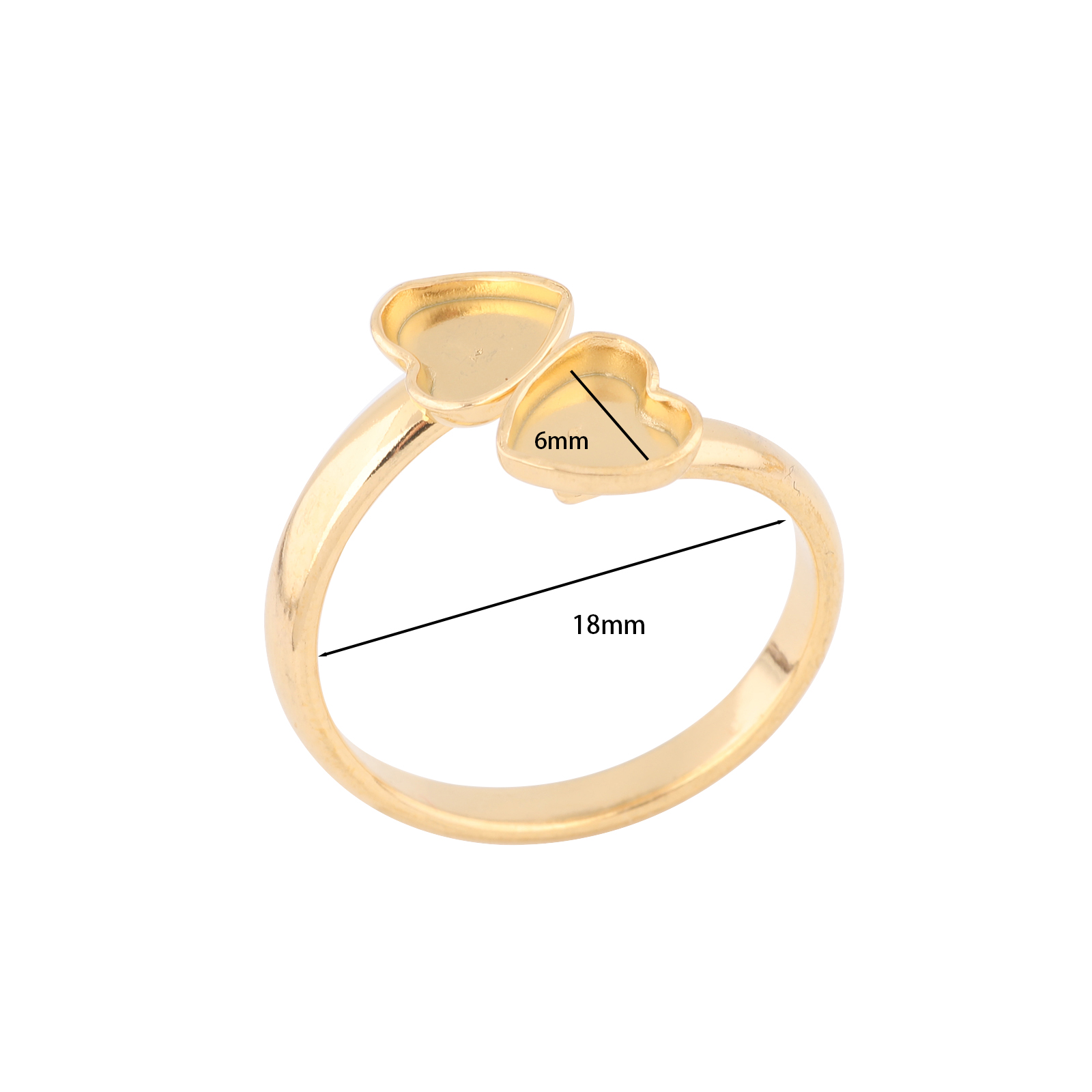 10pcs Stainless Steel Gold Pla - Gold Plated Ring avis et prix