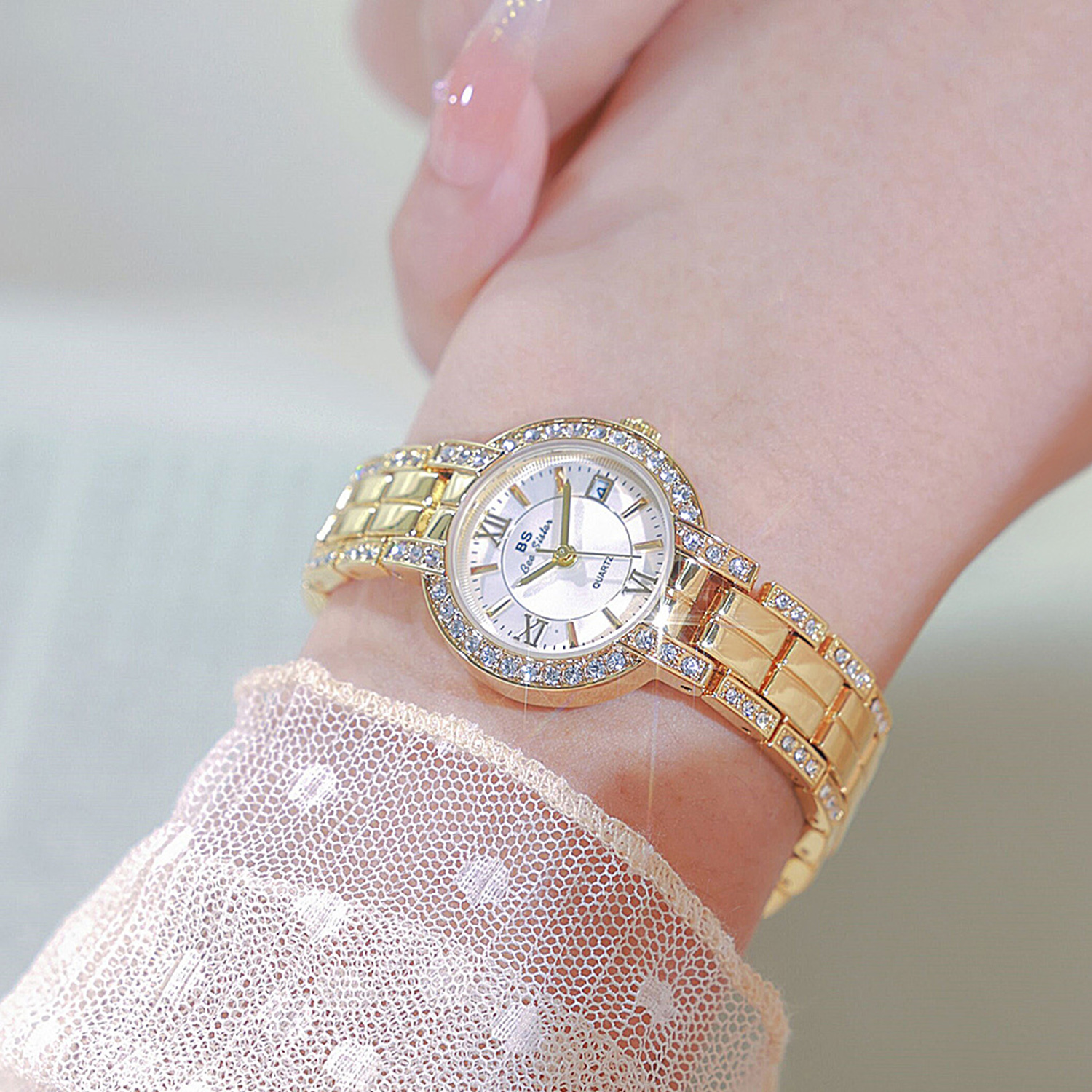 Luxury Brand Roman Dial Women' - Jewelry Watches Gold avis et prix