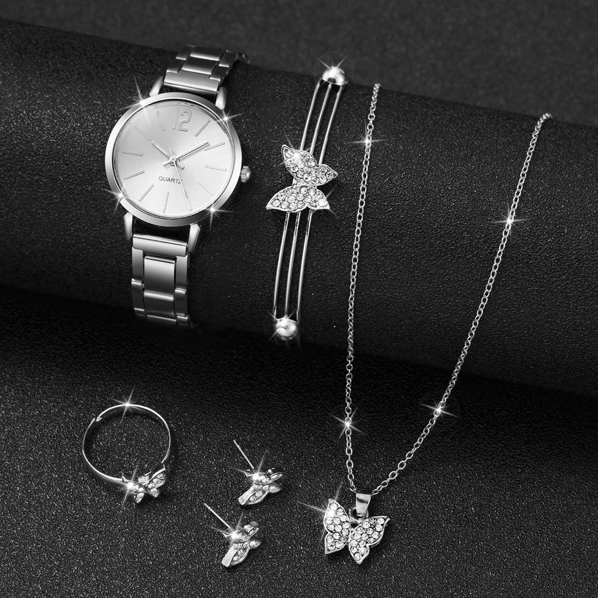 6PCS Fashion Women's Quartz  W - Jewelry Clasp Watches avis et prix