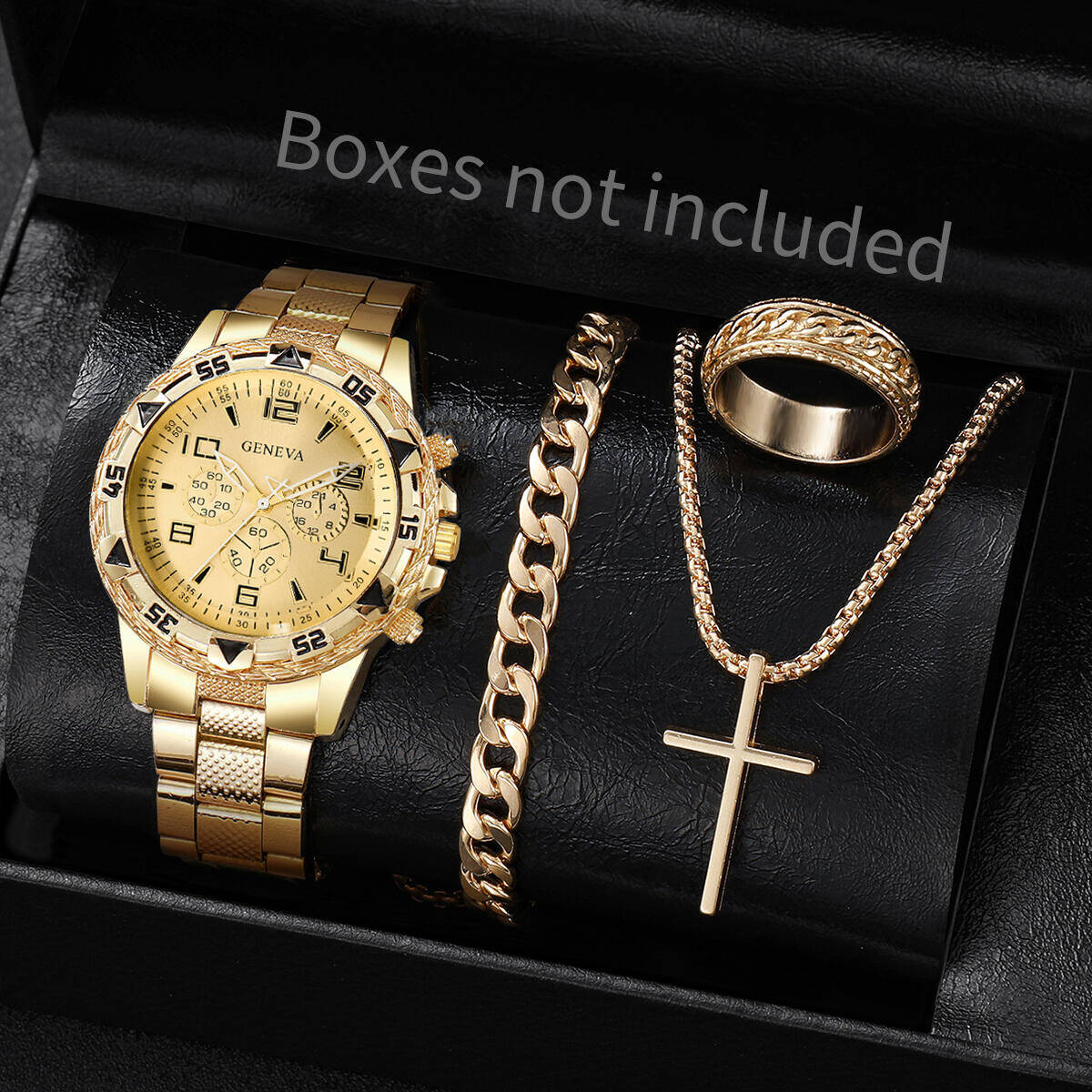 4PCS/Set Fashion Men Business  - Jewelry Watch Making avis et prix
