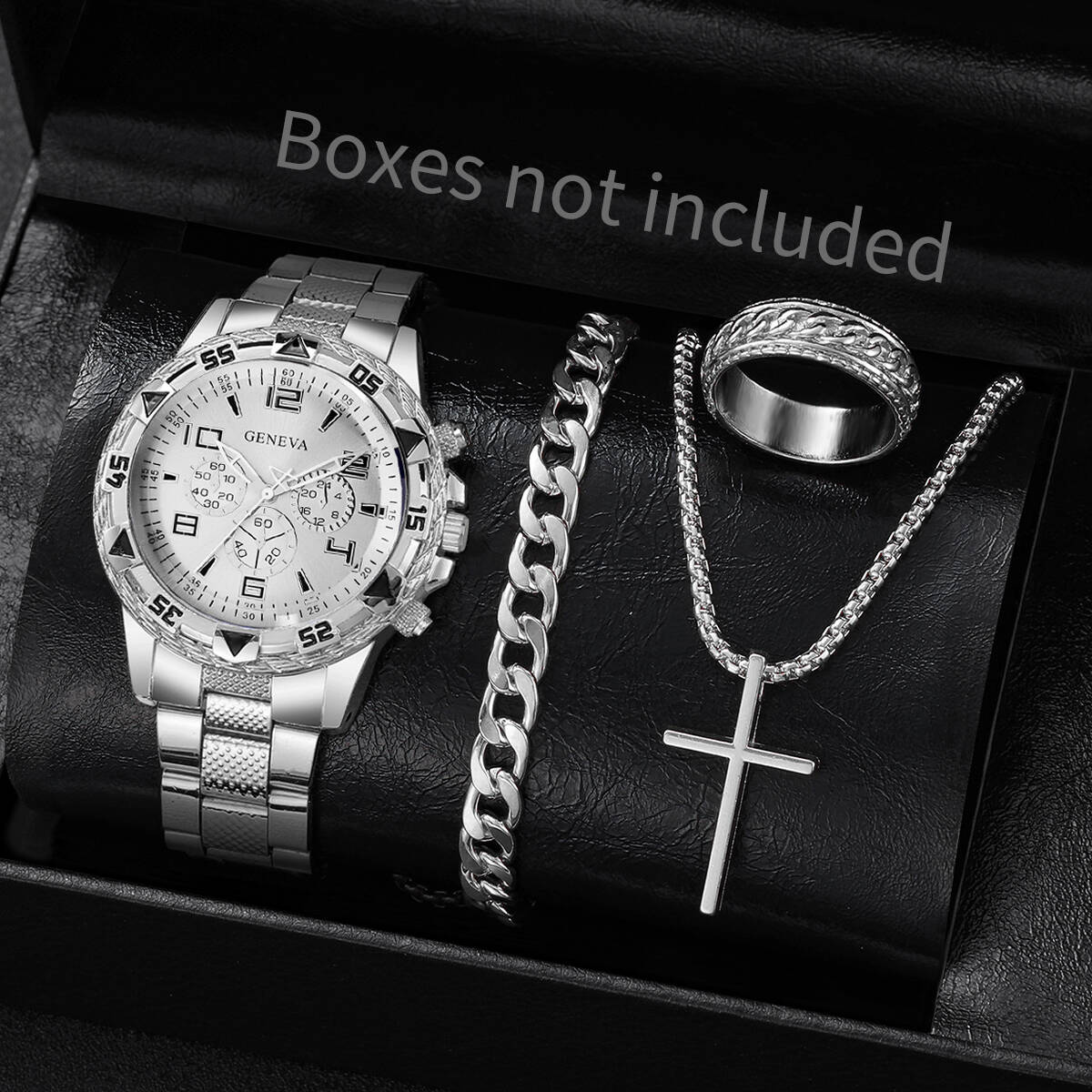 4PCS/Set Fashion Men Business  - Jewelry Watch Making avis et prix
