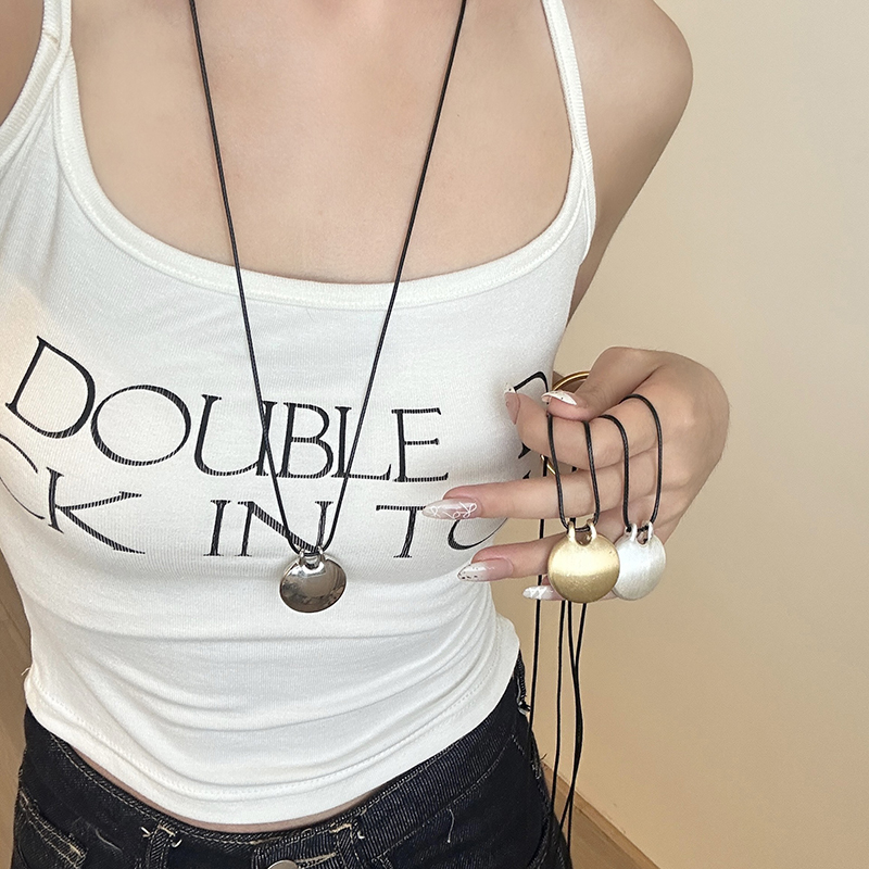 Korean Ins Niche Design Round  - Necklace Pendant avis et prix