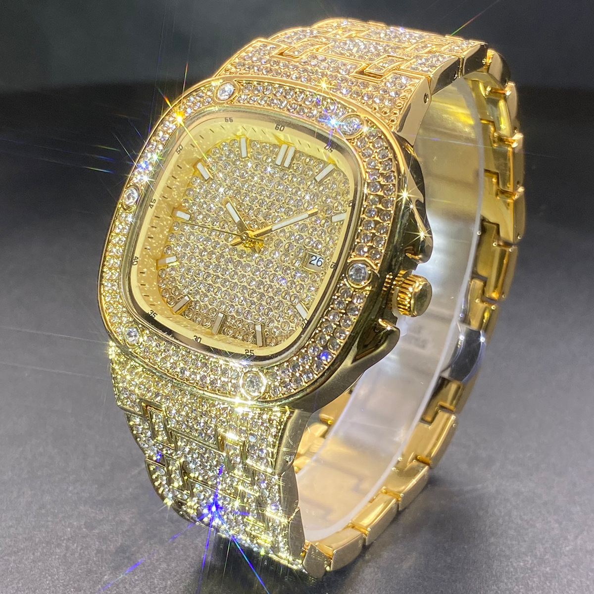 Square Wrist Watch for Men Wom - Jewelry Clasp Watches avis et prix