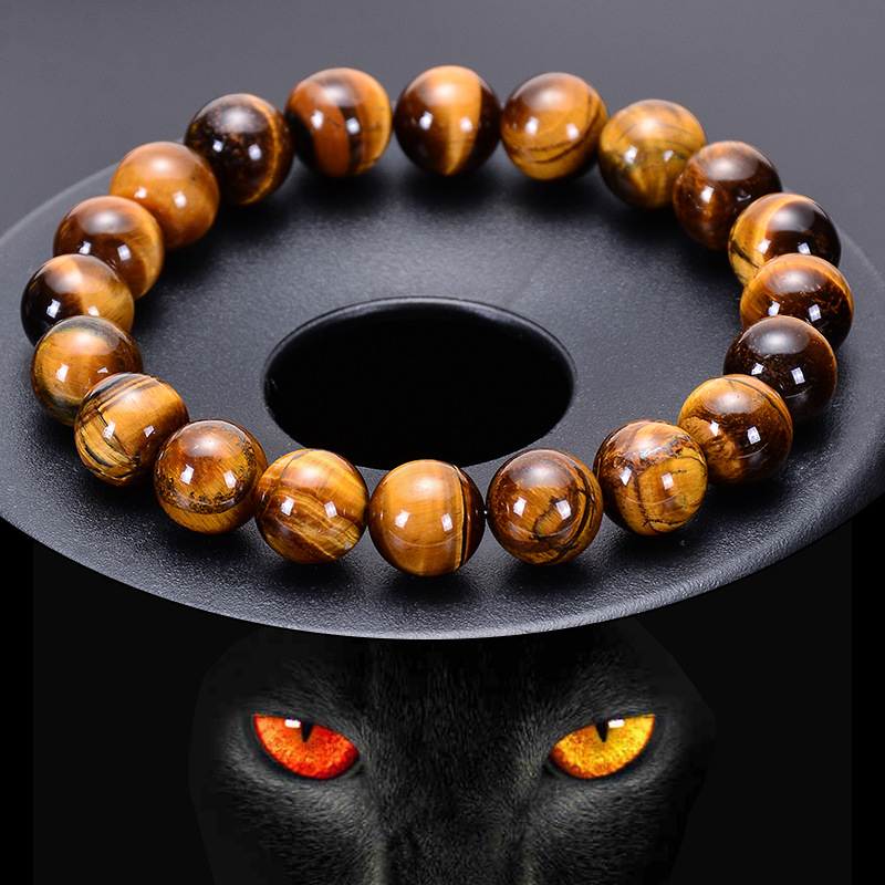 1pc Fashion Tiger Eye Bangles  - Gemstone Bracelet Healing avis et prix