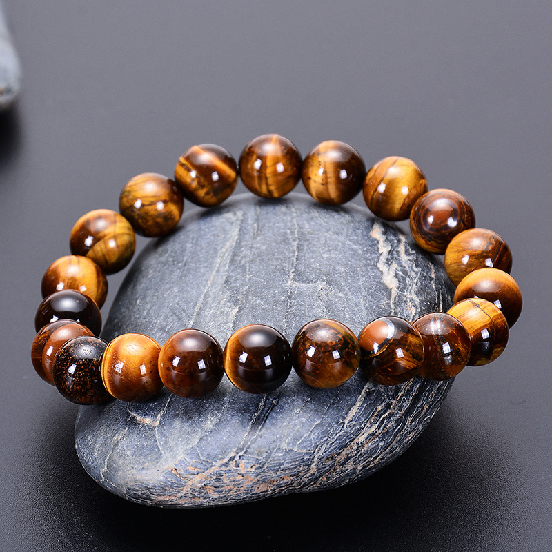 1pc Fashion Tiger Eye Bangles  - Gemstone Bracelet Healing avis et prix