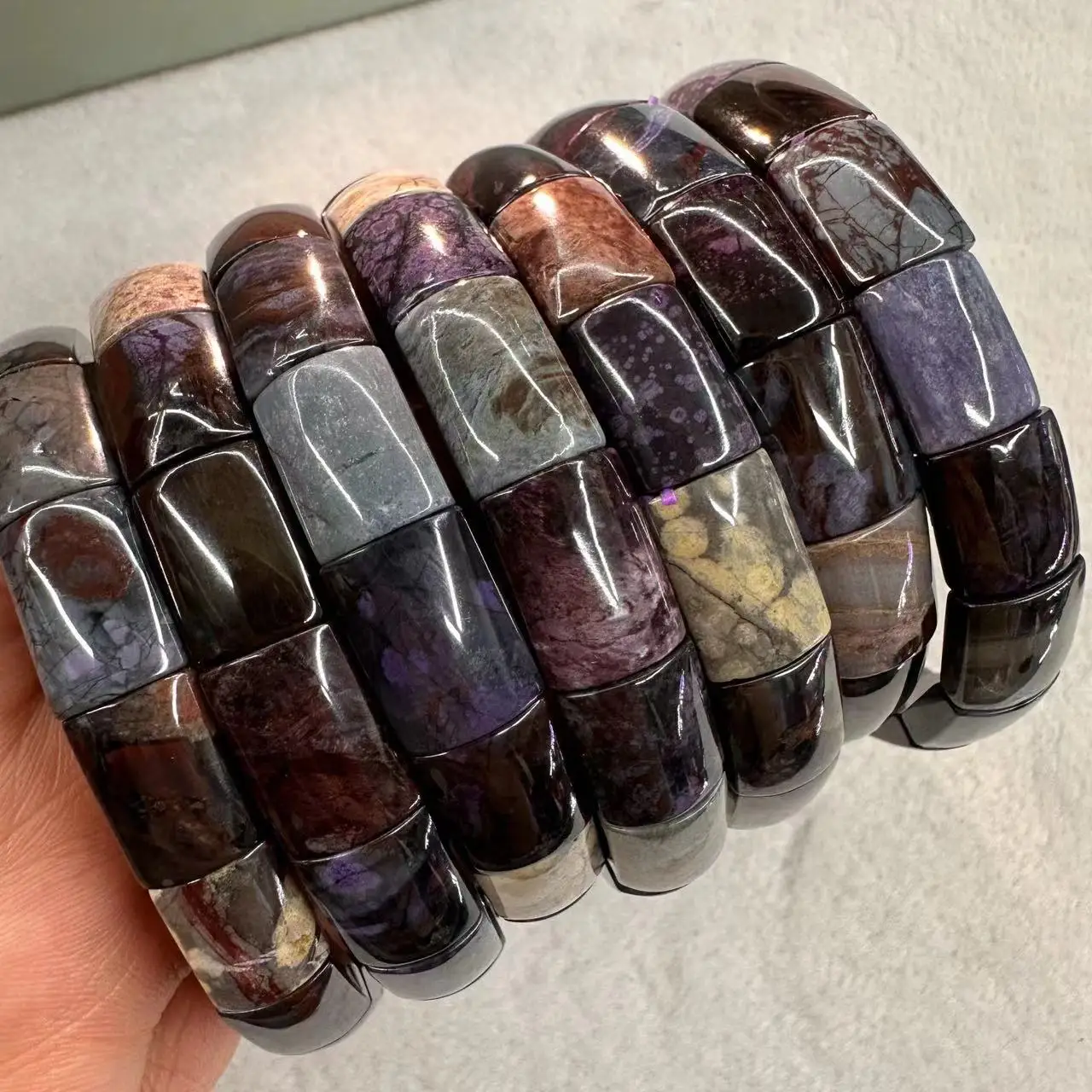 AAA Natural Sugilite Bracelet  - Gemstone Bracelet Healing avis et prix