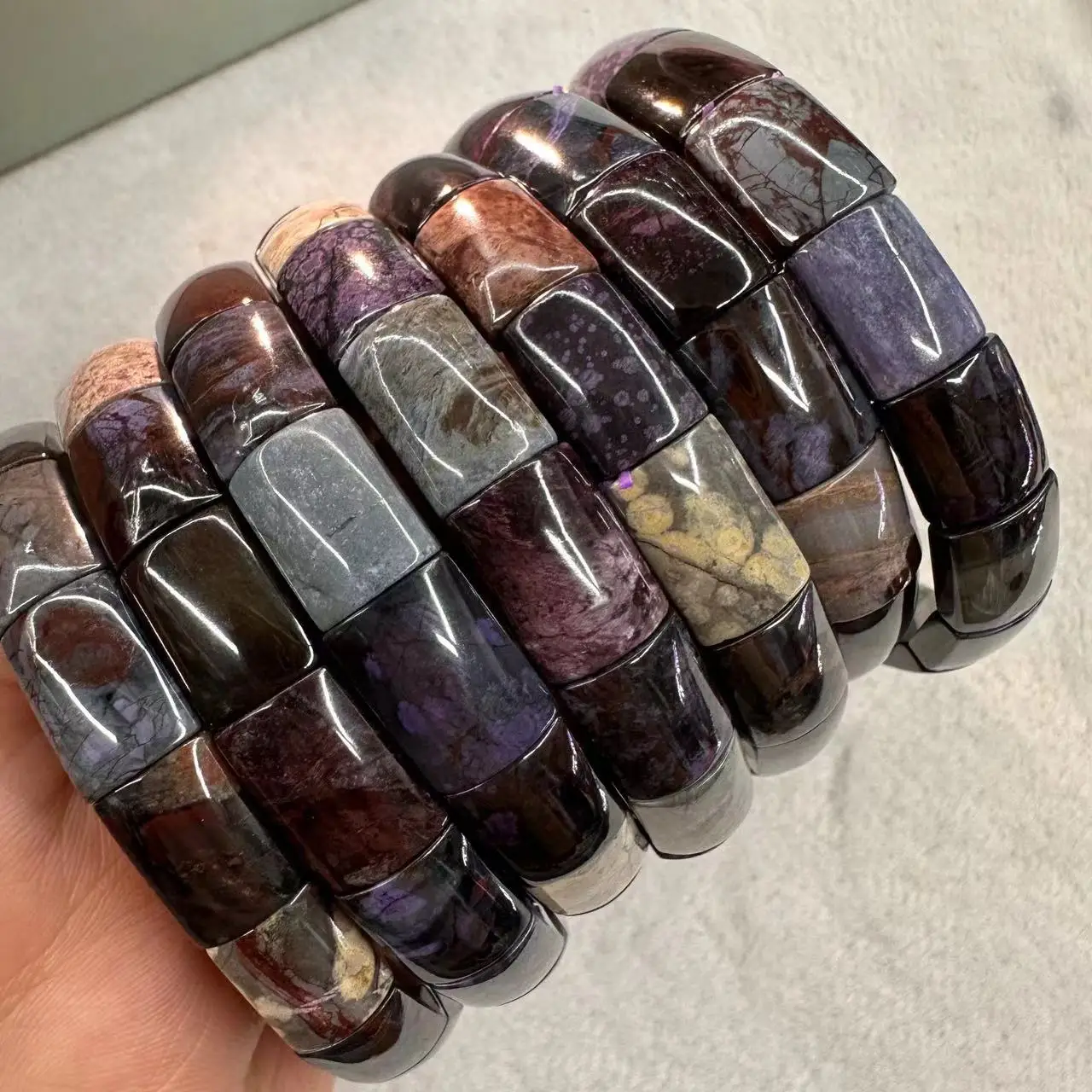 AAA Natural Sugilite Bracelet  - Gemstone Bracelet Healing avis et prix