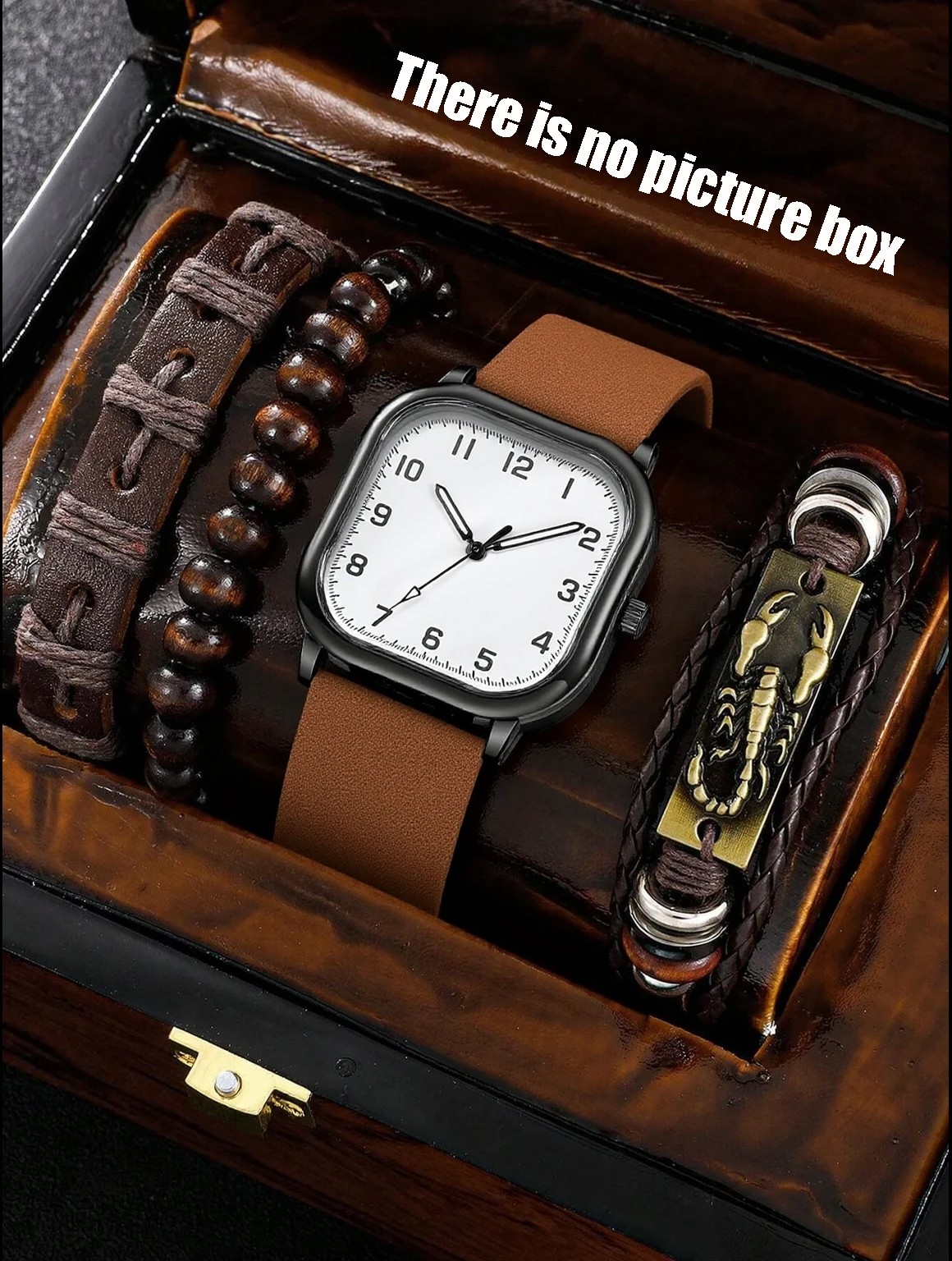 No gift box; men's leather str - Jewelry For Watches avis et prix