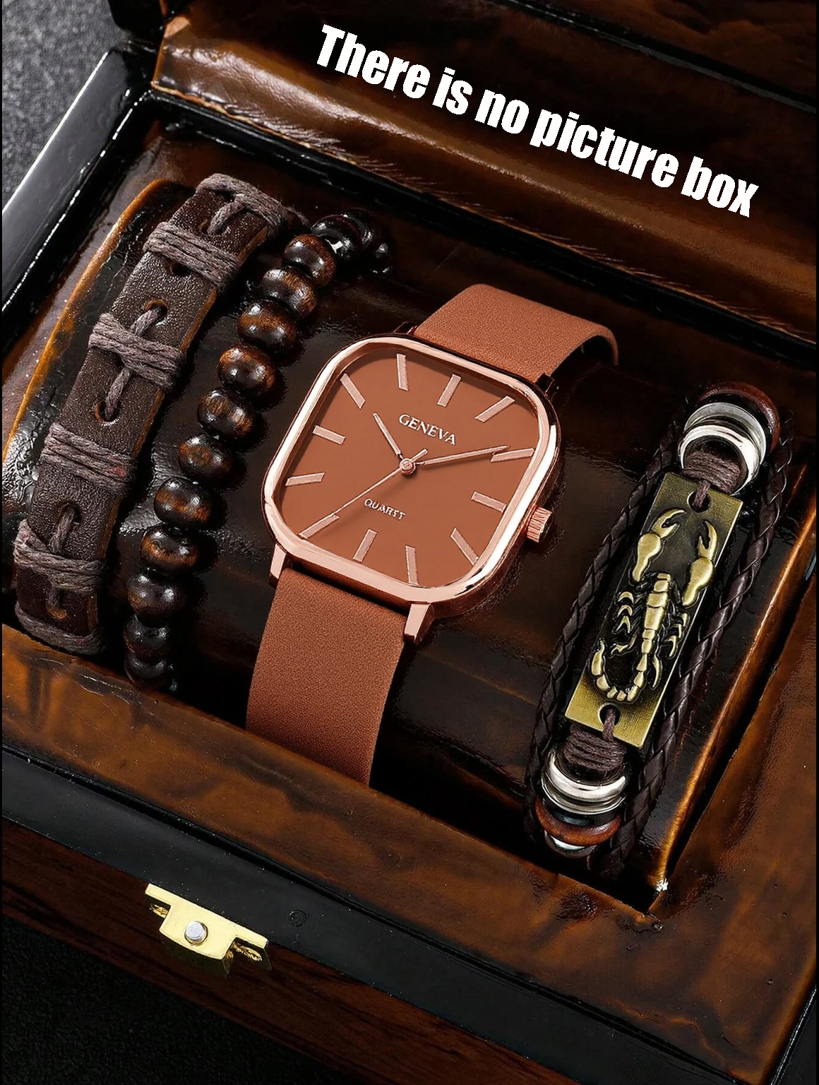 No gift box; men's leather str - Jewelry For Watches avis et prix