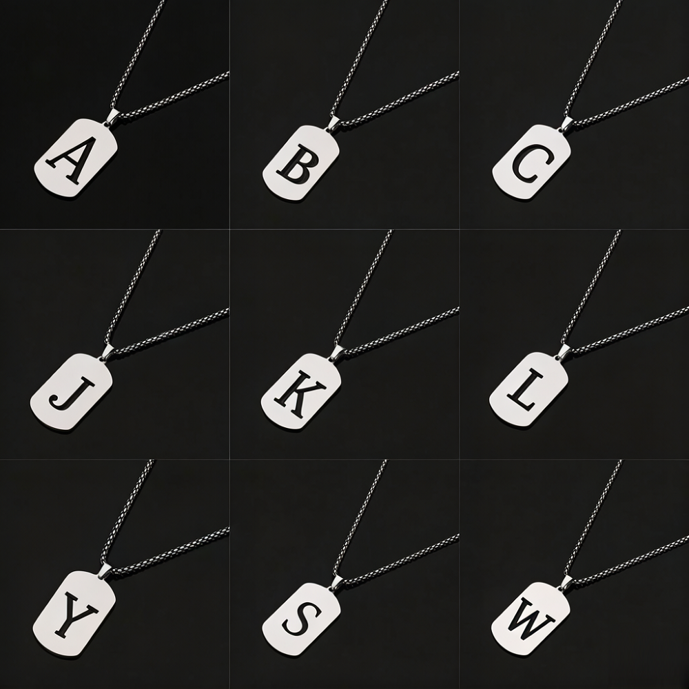 Personalized Stainless Steel I - Necklace Pendant avis et prix